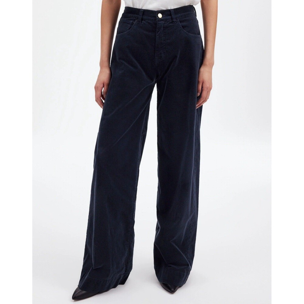 Madewell Womens Superwide-Leg Trousers in Velvet NWT Size 26